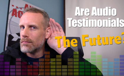 Are audio testimonials the future