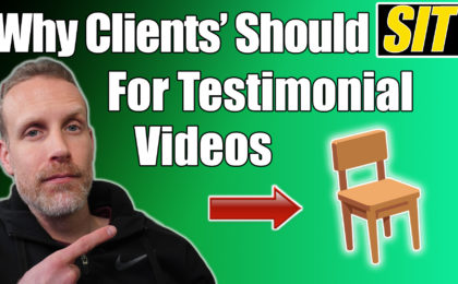 sit for testimonial videos