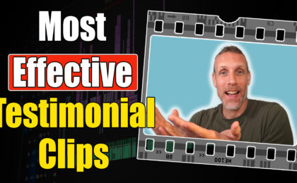 Most effective testimonial video clips