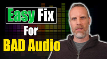 How to fix testimonial videos with bad audio